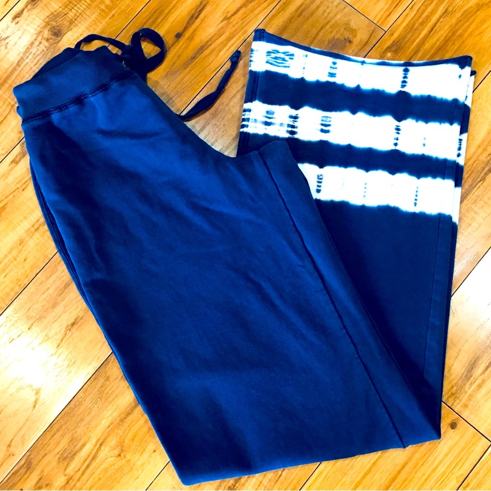 Tie Dye wide leg sweats sweatpants pants athlesiure joggers yoga pants cotton